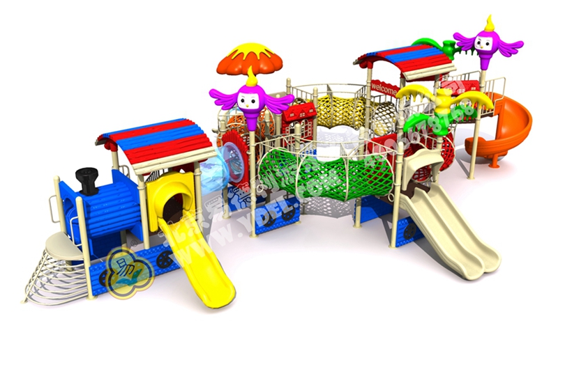 幼兒園火車頭滑梯游樂(lè)設(shè)備八