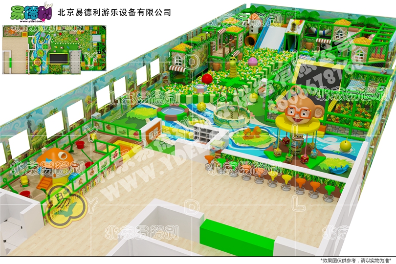 叢林定制淘氣堡設備