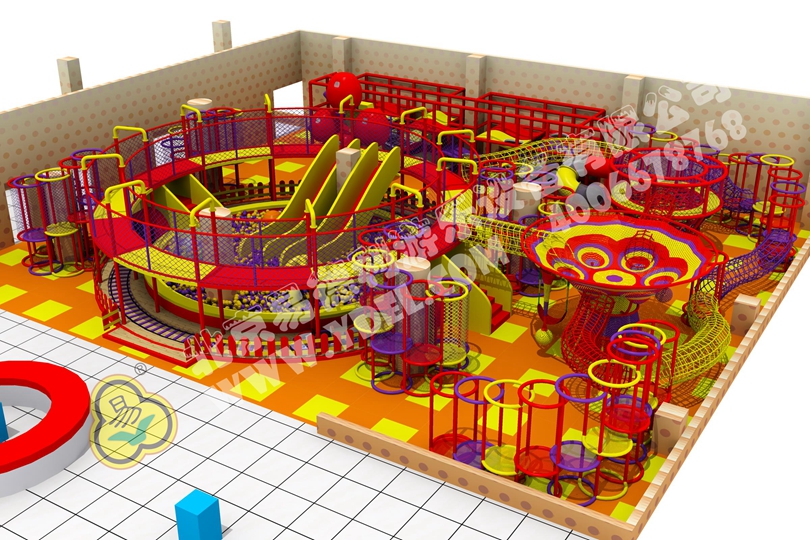室內(nèi)兒童攀爬樂園設備