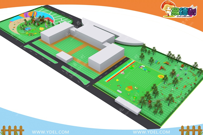 幼兒園戶外游樂(lè)設(shè)備項(xiàng)目落地