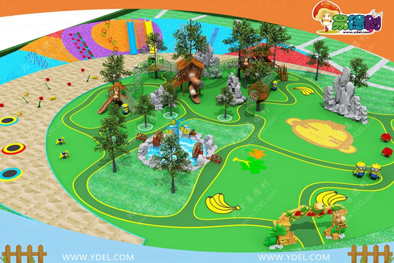 幼兒園戶外繩網(wǎng)設(shè)備組合滑梯