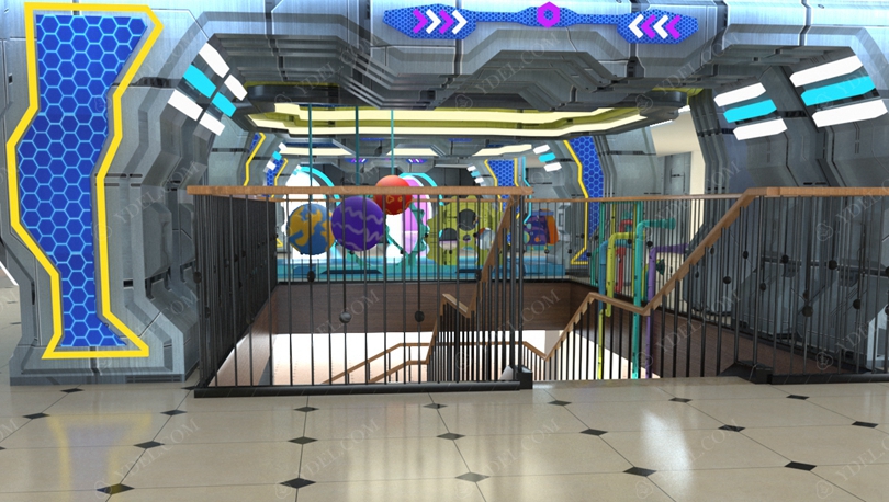 室內(nèi)兒童淘氣堡樂園分層設(shè)計(jì)
