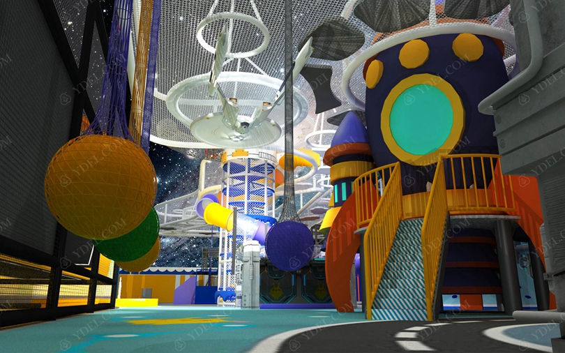 室內(nèi)兒童淘氣堡樂園太空城堡